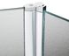 Шторка стеклянная (перегородка) для ванны LIDZ BRAMA 120x140L, стекло Frost 6 мм, распашная, левая - LBSS120140LCRMFR - 5