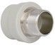 Муфта поліпропіленова PPR Blue Ocean 63х2" ЗР латунь BOHTEA6306XXX - BOHTEA6306XXX - 1