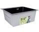 Кухонная мойка Lidz Handmade H5050HB Decor Black PVD Honeycomb 2,5/0,5 дозатор, корзина LDH5050BDECPVD4836949127 - LDH5050BDECPVD4836949127 - 7
