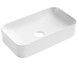 Раковина Qtap Tern 605x350x140 White накладная прямоугольная QT17112270WN - QT17112270WN - 1