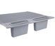 Сушарка для посуду на кухонну мийку зі знімними кошиками Lidz Acsis LA07 Gray 428х355 мм LDACSLA07GRA49778