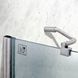 Шторка стеклянная (перегородка) для ванны LIDZ BRAMA 120x140L, стекло Frost 6 мм, распашная, левая - LBSS120140LCRMFR - 2