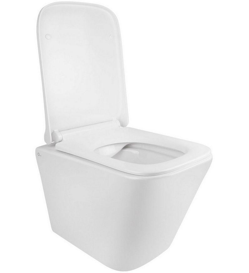 Унітаз підвісний QTAP Tern безобідковий з сидінням Soft-close QT1733052ERW - QT1733052ERW