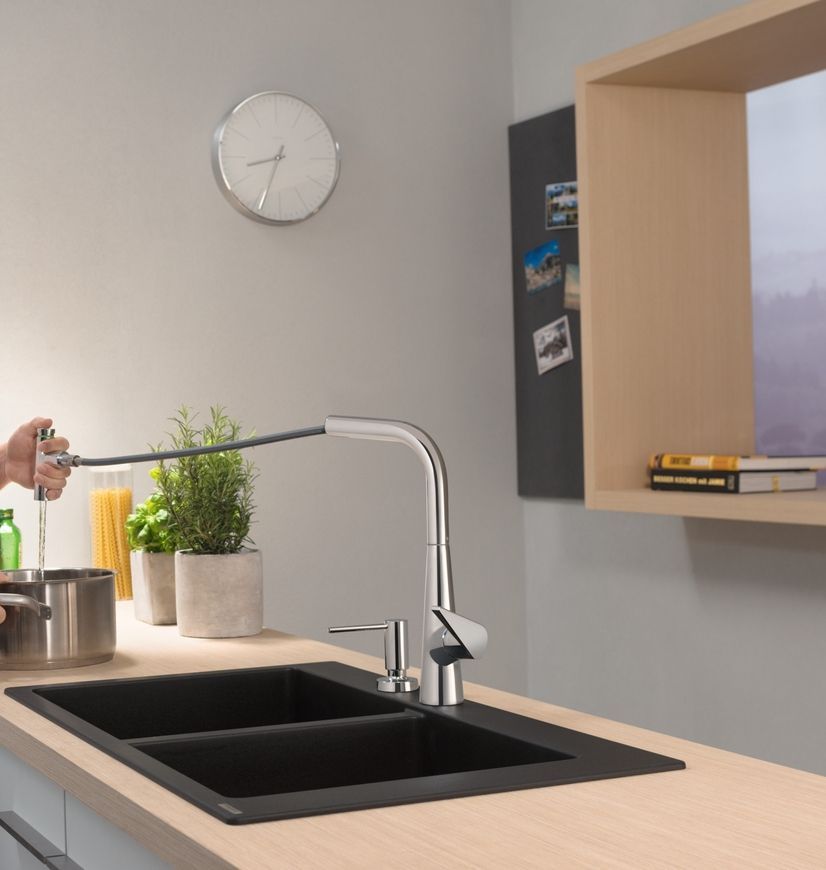 Дозатор HANSGROHE A51 для моющего средства/мыла Chrome 40448000 хром