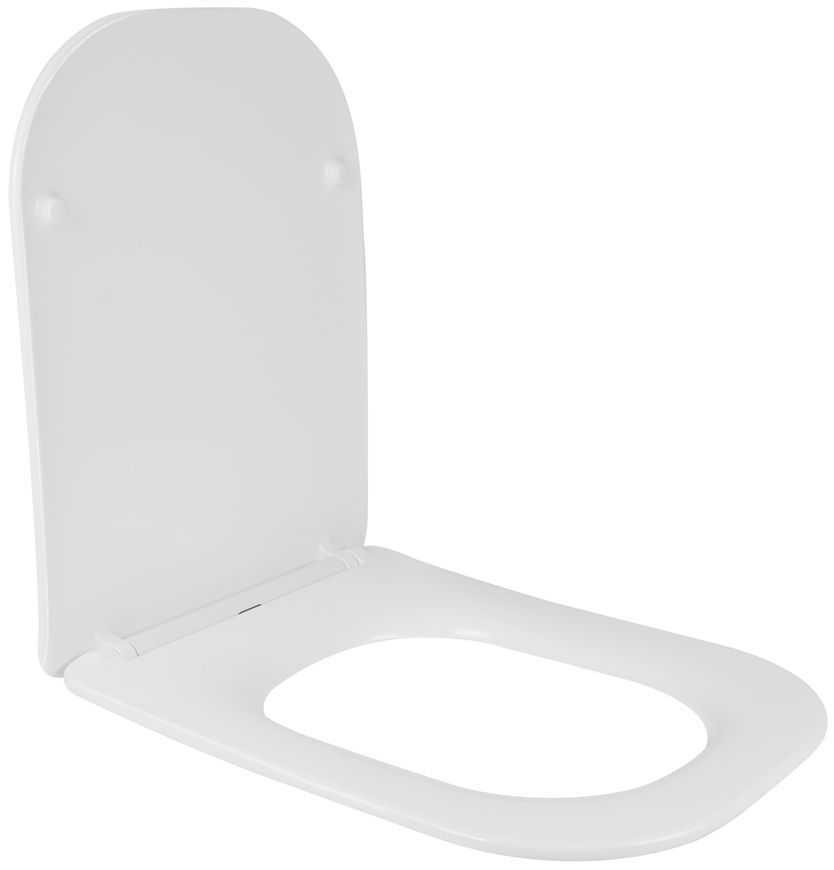 Сидіння для унітаза QTAP Nando з мікроліфтом Slim QT12991222AW - QT12991222AW