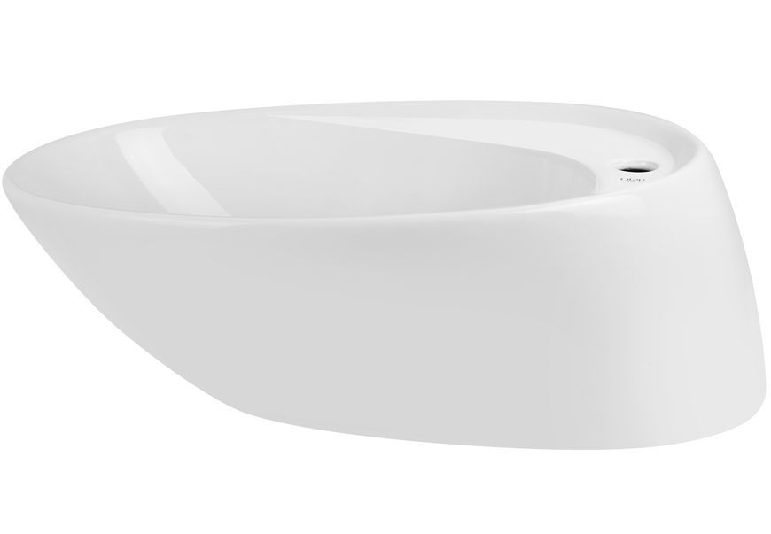 Раковина-чаша QTAP Scorpio 590х380х190 White с донным клапаном QT14111037W - QT14111037W