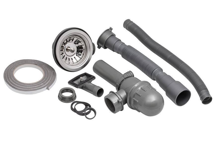 Мойка для кухни накладная Brinex 6080-L Satin 0,6 мм BRIN6080LSAT06 - BRIN6080LSAT06