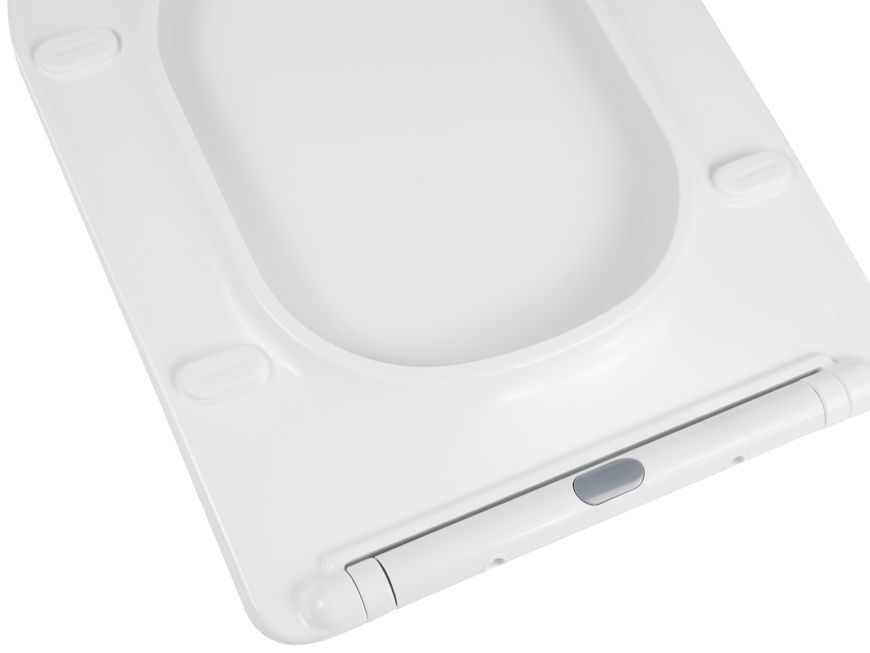 Сидіння для унітаза QTAP Nando з мікроліфтом Slim QT12991222AW - QT12991222AW