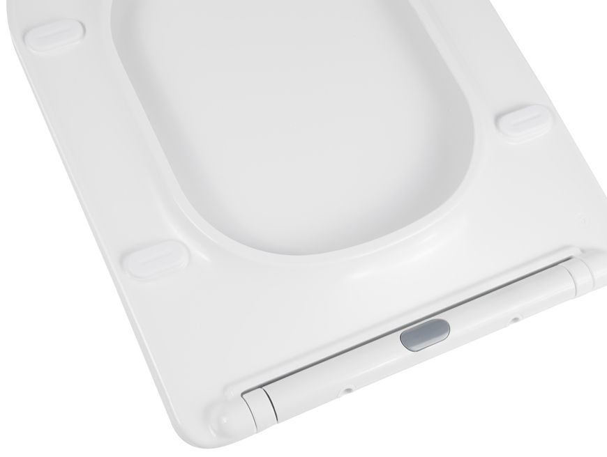 Сиденье для унитаза Qtap Nando White, с микролифтом, Slim Duroplast, Quick Release QT12991222AW - QT12991222AW