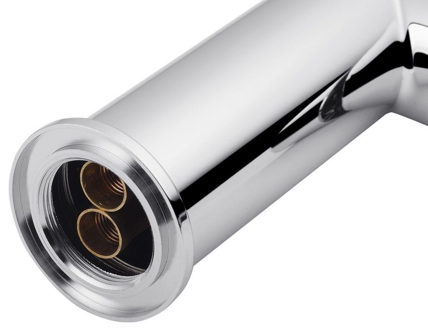 Смеситель для кухни с рефлекторным изливом Kroner KRP Ersel-C03900BLK хром CV033801 - Ersel-C03900BLK