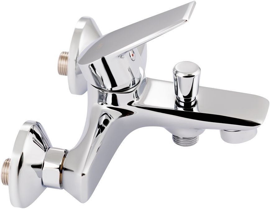 Смеситель для ванны QTAP Pivoňka QTPIV3013102DC с коротким изливом - QTPIV3013102DC