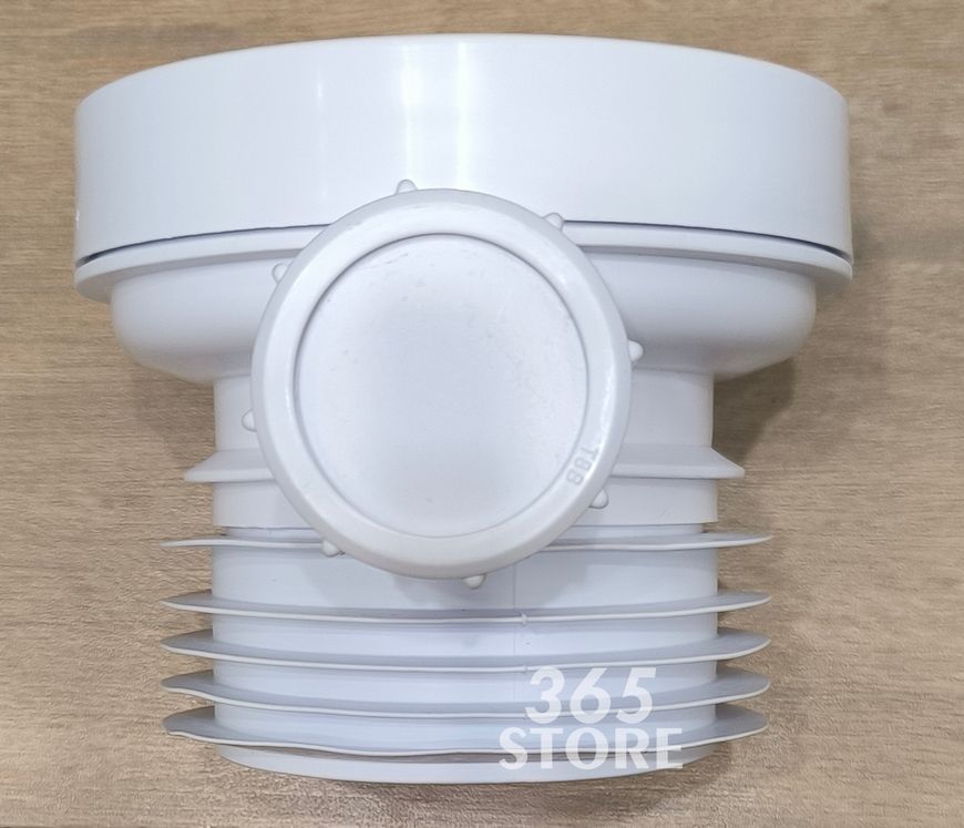 Канализационное подключение короткое McALPINE 97-107/110 мм с отводом 40 мм WC-CON1D