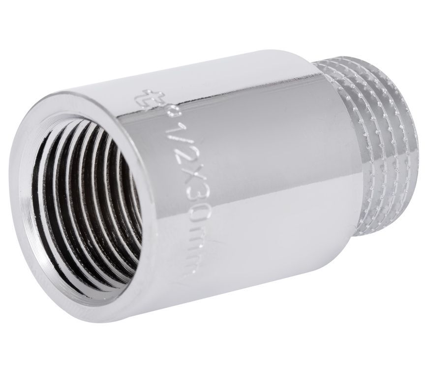 Удлинитель латунный хромированный Thermo Alliance Forte 1/2" ВРх1/2" НР, 30 мм TAF1301530