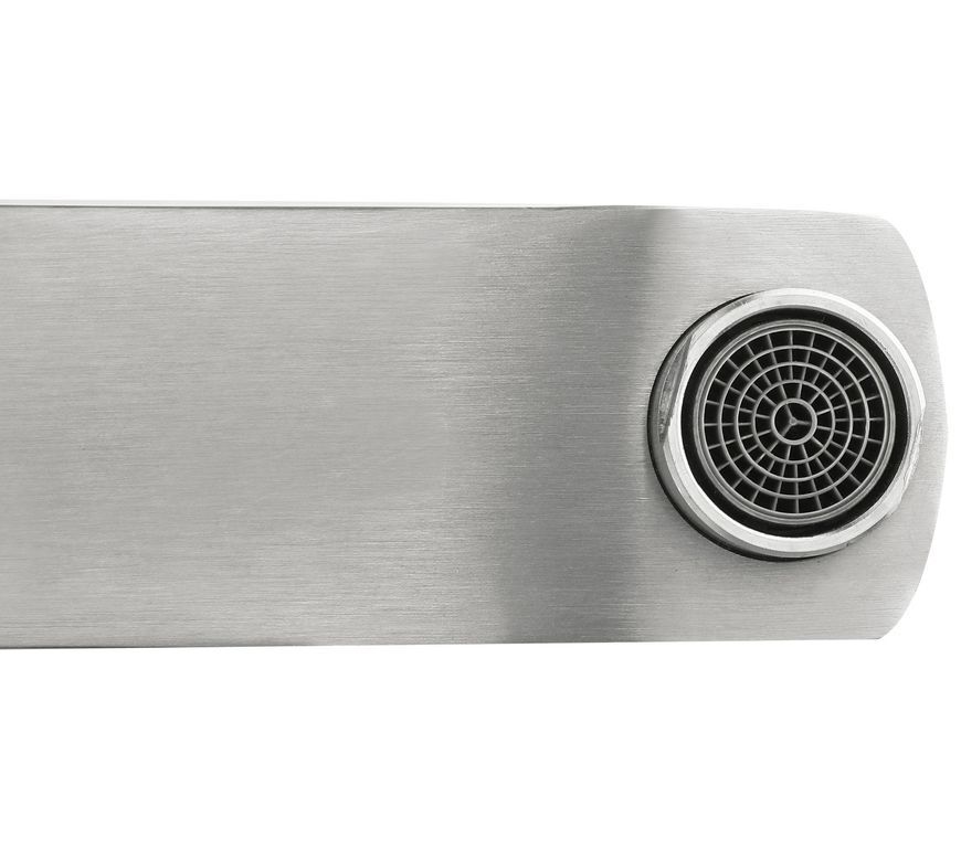 Змішувач для ванни Lidz Luna 006 Nickel з душовим гарнітуром k35 LDLUN006NKS49190 - LDLUN006NKS49190