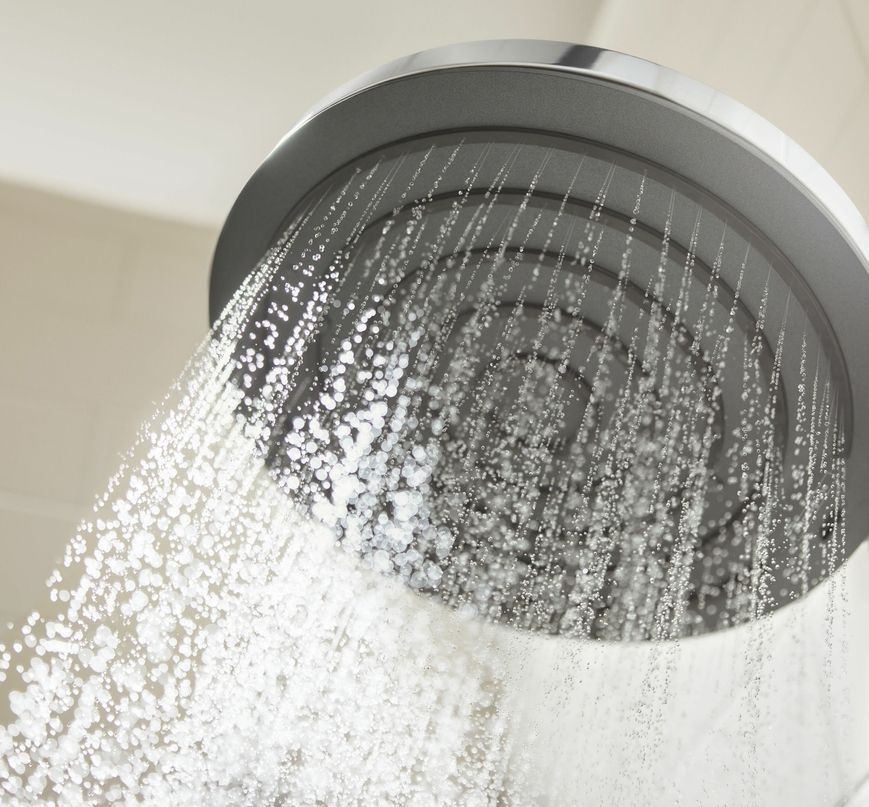 Верхний душ с держателем HANSGROHE Pulsify S 260 2jet EcoSmart 24151000 хром/графит - 24151000