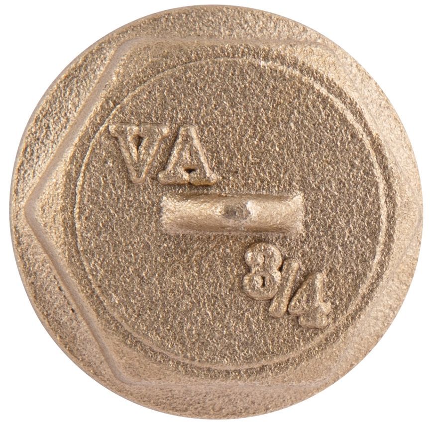 Заглушка латунна Thermo Alliance Standart 3/4" ЗР SD40320