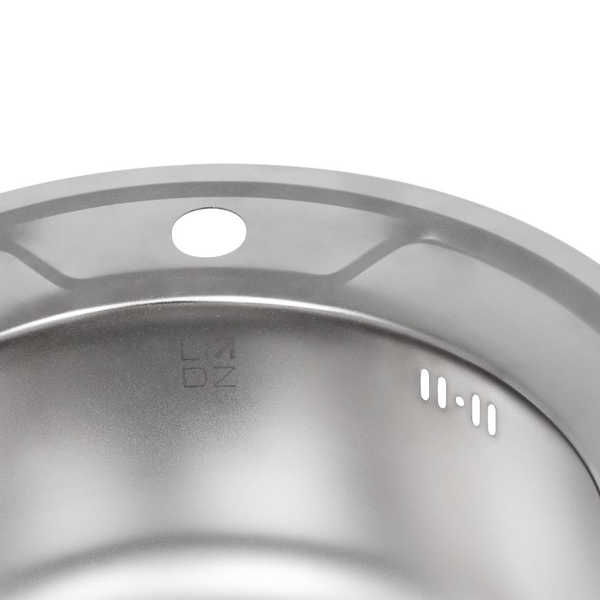 Кухонна мийка LIDZ 490-A Satin 0,6 мм (180) - LIDZ490A06SAT180