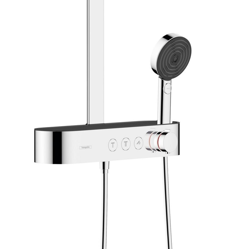 Душевая система HANSGROHE Pulsify S Showerpipe 260 2jet EcoSmart с термостатом Chrome 24241000 хром - 24241000