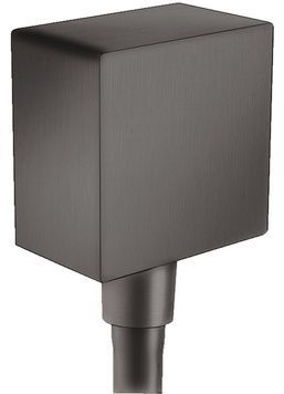 Шланговое подключение HANSGROHE FixFit с обратным клапаном Brushed Black Chrome 26455340 черный хром - 26455340