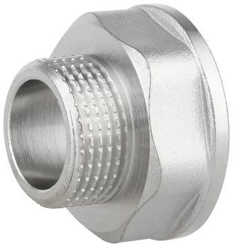 Переходник латунный Thermo Alliance Forte 1"ВРх3/4"НР никелированный SF3602520