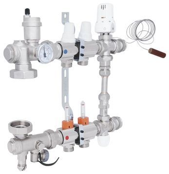 Коллекторная группа ICMA 1" 2 выхода, с расходомерами №K0111 A1K013APG06 - A1K013APG06