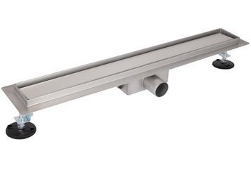 Трап із нержавіючої сталі Qtap Taurus Tile 600 лінійний із сухим затвором під плитку QTTAUTILE600 - QTTAUTILE600