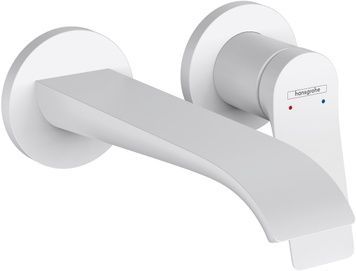 Настінний змішувач для раковини HANSGROHE Vivenis прихований монтаж Matt White 75050700 білий матовий - 75050700