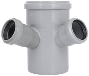 Крестовина двухплоскостная канализационная Ostendorf-OSMA HT-System PLUS d110/110/50/50&times;67&deg; SD00057321
