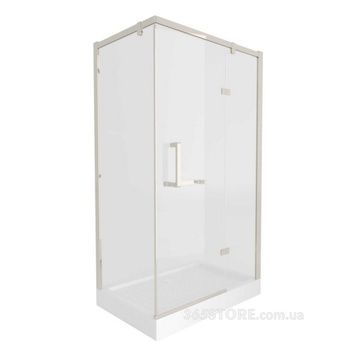 Душова кабіна Q-tap Angle SC12080.1A T6 SUS з піддоном - QTANGSC120801AT6SUS