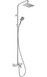 Душова система HANSGROHE Vernis Shape Showerpipe 230 1jet з термостатом і виливом 26284000 хром - 26284000 - 1