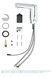 Смеситель для умывальника GROHE Eurosmart Cosmopolitan E 36327001 бесконтактный - 36327001 - 3