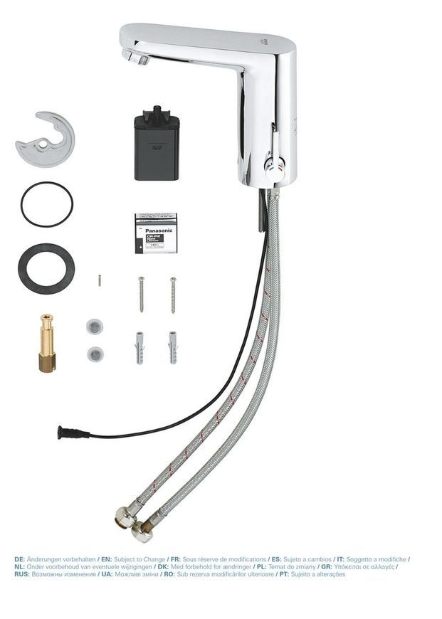 Смеситель для умывальника GROHE Eurosmart Cosmopolitan E 36327001 бесконтактный - 36327001