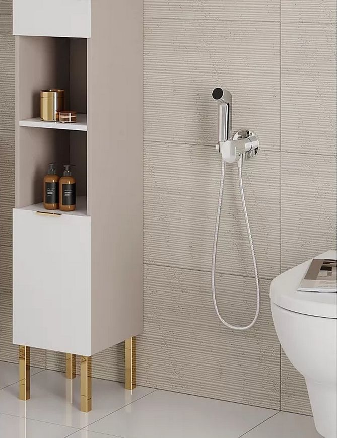 Гігієнічний душ HANSGROHE 1jet S EcoSmart+ для холодної води з тримачем і душовим шлангом 125 см Chrome 29230000 хром - 29230000
