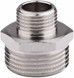 Ниппель латунный SD Forte 1"х3/4" редукционный никелированный SF3592520