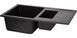 Кухонна мийка з додатковою чашею QTAP CS 7648 Black (QT7648BLA404) - QT7648BLA404 - 3