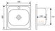 Кухонна мийка IMPERIAL 4848 Satin 0,6 мм (IMP484806SAT) - IMP484806SAT - 4