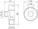 Кран приладовий кутовий Thermo Alliance Standart 1/2" ЗР латунь, керамічна букса SF342W1515