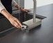 Смеситель для кухонной мойки HANSGROHE Aquno Select M81 250 2jet с вытяжным изливом Sbox Stainless Steel Finish 73830800 нержавеющая сталь - 73830800 - 4
