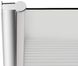 Шторка стеклянная (перегородка) для ванны LIDZ BRAMA 80x150L, стекло Linie 6 мм, распашная, левая - LBSS80150LCRML - 4