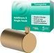 Гачок для рушників HANSGROHE AddStoris S Brushed Bronze 41762140 бронза