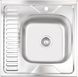 Кухонна мийка LIDZ 6060-R Satin 0,6 мм (155) - LIDZ6060RSAT06 - 1