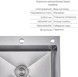 Кухонная мойка Lidz Handmade H6050H Decor Honeycomb 2,5/0,5 дозатор, корзина LDH6050DEC4837049128 - LDH6050DEC4837049128 - 3