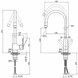 Смеситель для кухни QTAP Linea CRW 007F QTLINCRW007F с рефлекторным изливом - QTLINCRW007F - 2