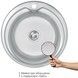 Мойка для кухни врезная Brinex 510-D Satin 0,8 мм BRIN510SAT08 - BRIN510SAT08 - 3