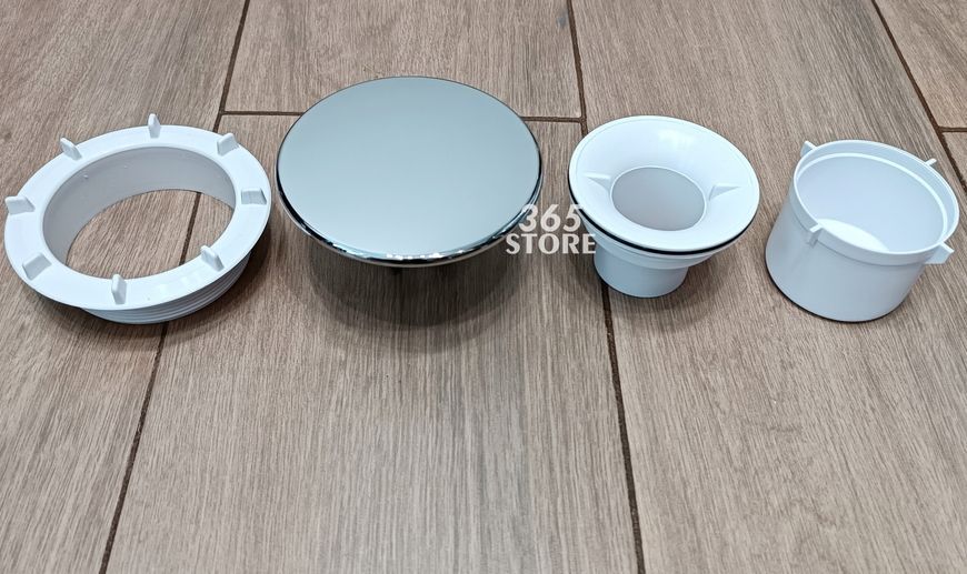 Сифон McALPINE для душового піддона HC2730LCPN-PB 90 мм хром чистка зверху - HC2730LCPN-PB