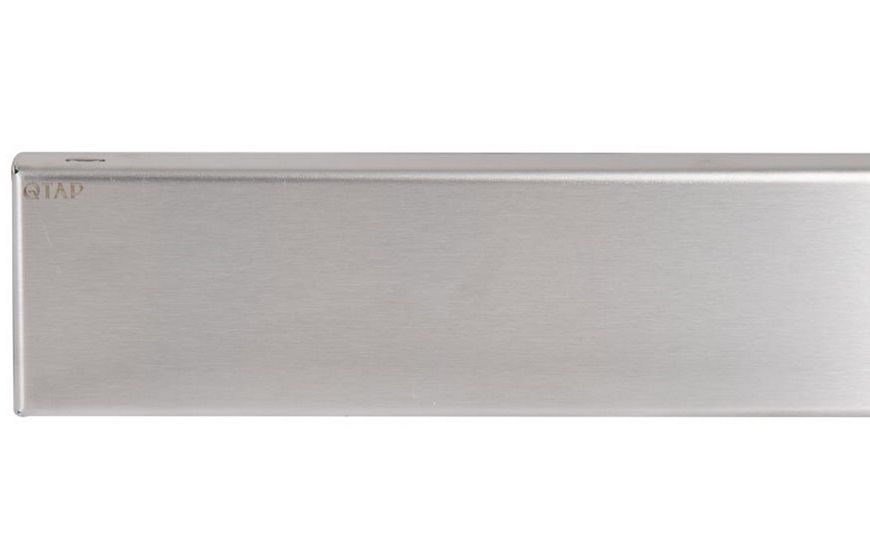 Трап із нержавіючої сталі Qtap Taurus Tile 600 лінійний із сухим затвором під плитку QTTAUTILE600 - QTTAUTILE600