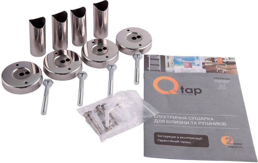 Рушникосушарка електрична Q-TAP Evia 11109 CRM  - QTEVICRM11109