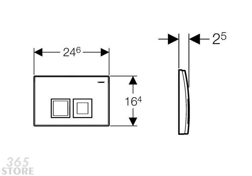 Инсталляция GEBERIT Duofix с глянцевой панелью DELTA 50 и унитазом ROCA GAP Rimless - A34H47C000+458.126.00.1+115.135.21.1