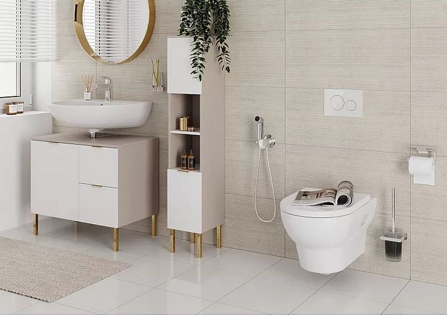 Гігієнічний душ HANSGROHE 1jet S EcoSmart+ для холодної води з тримачем і душовим шлангом 125 см Chrome 29230000 хром - 29230000