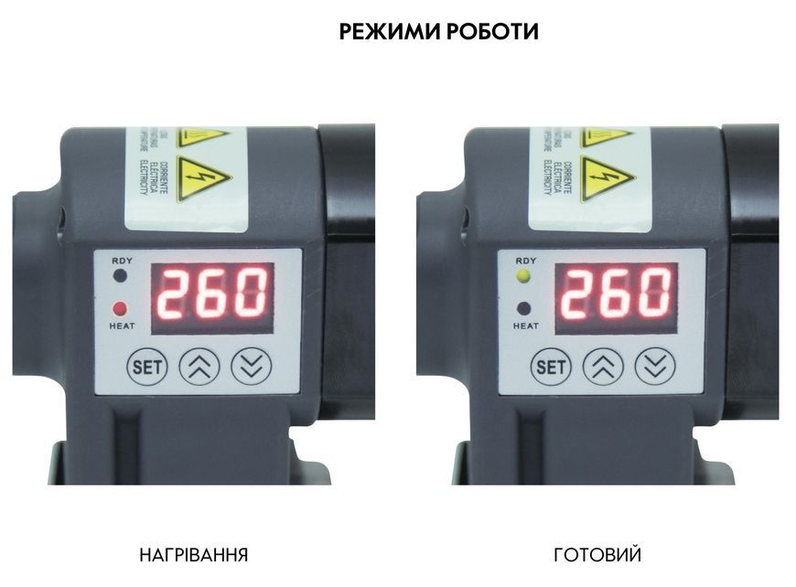 Паяльник з дисплеєм автоматичний Thermo Alliance для паяння пластикових труб PPR &Oslash;20-63 800 W PRO-102